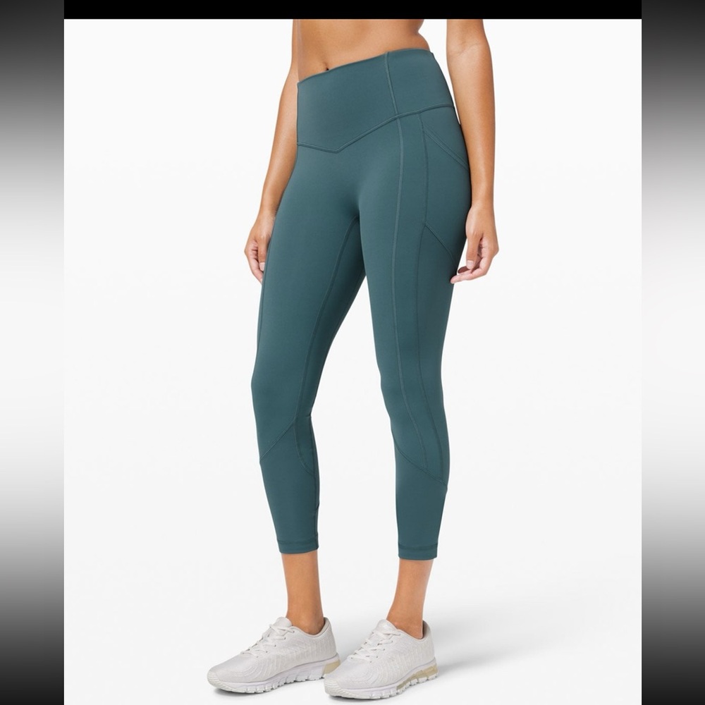 Lululemon Athletica Teal High-Rise Leggings